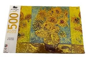 Mindbogglers Gold Sunflower By Van Gogh 500 Piece Jigsaw Puzzle